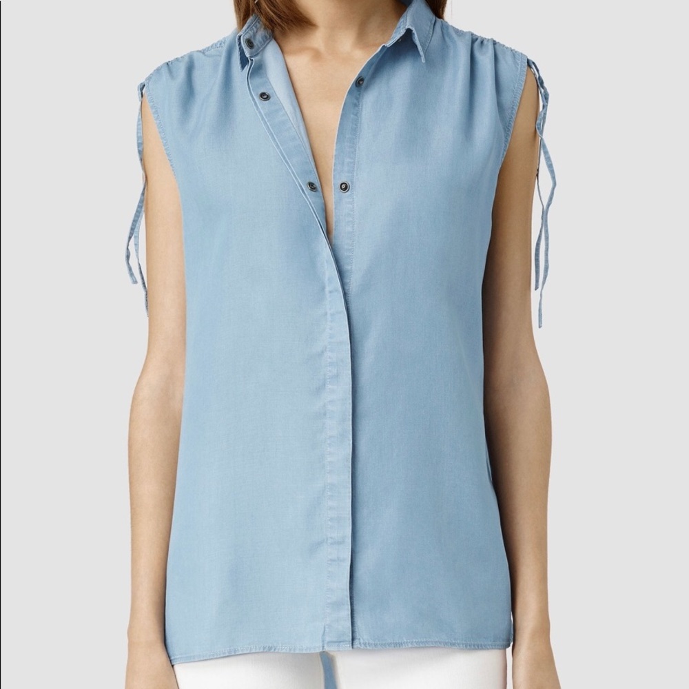 AllSaints Drain Bay Shirt. US Size 2.